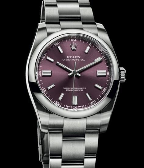 Rolex Oyster Perpetual Watches Oyster Perpetual 116000 - 70200 Steel - Red Grape Dial